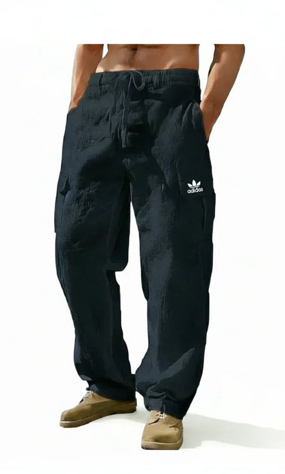 Cargo Comfort Linen Pants